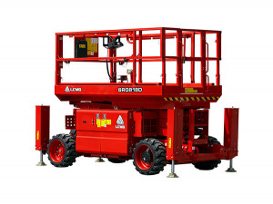 Platforma foarfeca diesel 12m LGMG SR1018D - Img 3