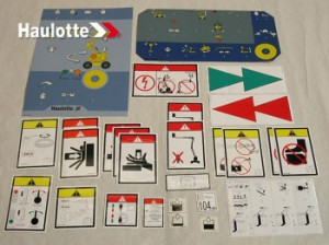Set abtibilduri pentru nacela Haulotte HA 16 / 18 PX