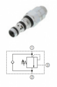 Supapa cartus nacele Nifty 210, 170/TM50, 120(TM34)