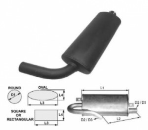 Toba de esapament pentru stivuitoare Fenwick & Peg