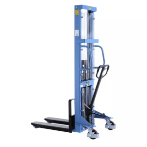 Transpaleta manuala cu catarg 1600 mm, 1000 kg, lungime furci 800mm Hanselifter SDJ1016-800 - Img 3