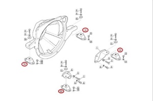 Amortizor soc motor Manitou 242496 - Img 2