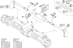 Bieleta directie Manitou 960290