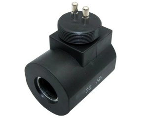 Bobină electrovalvă 12V M27x1 16x50 mm pentru lifturi hidraulice Ama, Dautel, MBB Hubfix și Palfinger