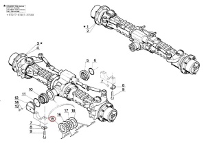 Bucsa suspensie punte Manitou 184126
