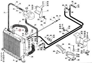 Bușon radiator Manitou 223360