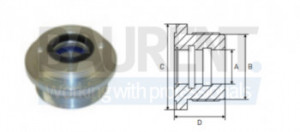 Cap cilindru 35x75x90x52 mm rampa hidraulica DHOLLANDIA