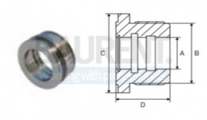 Cap cilindru 45x70x70x35 mm lift hidraulic ZEPRO MAMMUT LIFT