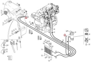 Conductă combustibil filtru–rezervor Manitou 285522 - Img 2