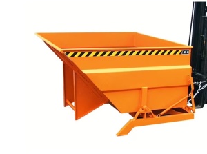 Container basculabil stivuitor 2m3 - 2500kg Bauer BKC 200 - Img 3