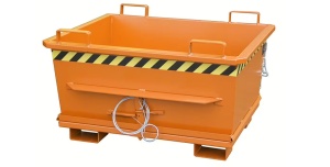 Container cu fund basculabil 0.5mc 1000 kg Bauer BKB 500 - Img 1