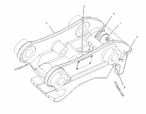 Cupla rapida Caterpillar 428D, 428E, 428F Quickhitch 2730799