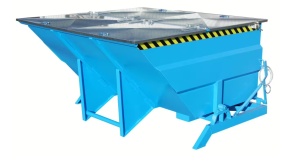 Cuva basculabilă pentru stivuitor 4m³ - 2500kg Bauer BKC 400 - Img 6