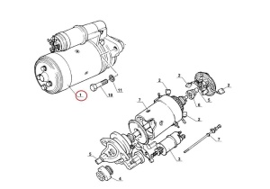 Electromotor Manitou 551508