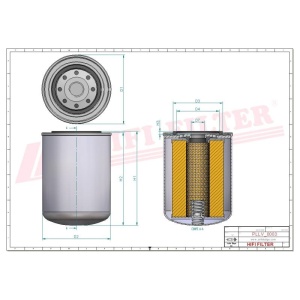 Filtru transmie JCB581/M8564, SO11020, SO 11020 - Img 2
