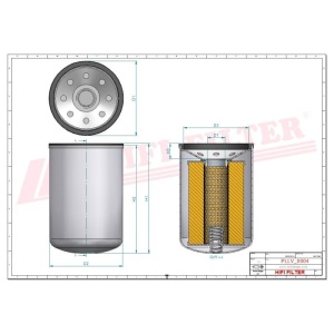 Filtru ulei motor SO10006 compatibil John Deere RE59754 - Img 3