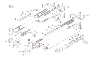 Lant brat telescopic Manitou 887007 - Img 3