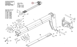 Lant brat telescopic Manitou 908109 - Img 1
