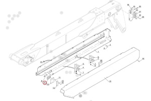 Patina brat telescopic Manitou 234977 - Img 2