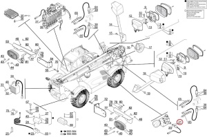 Senzor brat telescopic Manitou 264195 - Img 3