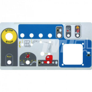 Sticker telecomanda nacela Manitou 120AETJ-C , 150AETJ-C , 150AETJ-BI , 170AETJ-BI , 170AETJ-L , 120AE , 150AET