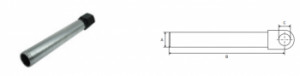 Tija de piston trapa hidraulica 49,5/375/M36x1,5 mm pentru camion Bar CARGOLIFT