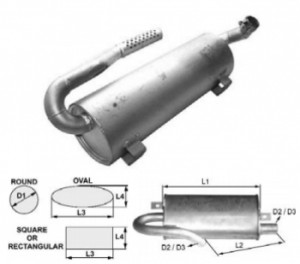 Toba esapament 505 mm rotunda stivuitor Clark