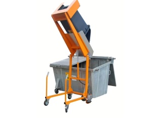 Unitate de basculare pubele gunoi 120-240litri cu pompa de picior Bauer MKS-F - Img 6