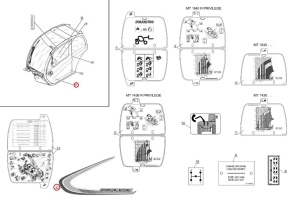 Autocolant identificare Manitou 265883 - Img 2