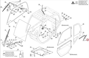 Autocolant identificare Manitou 940353 - Img 3