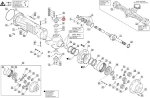 Bolt punte Manitou 603435