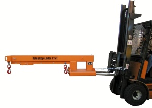 Brat prelungitor telescopic stivuitor 2500kg Bauer KT 2.5 - Img 5