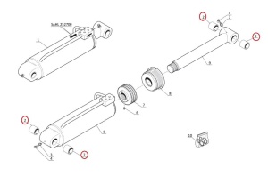 Bucsa brat telescopic Manitou 209455 - Img 3