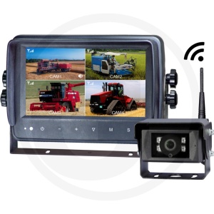 Camera + monitor wireless 12-24V HD 7"