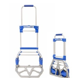 Carucior de mana rabatabil 100kg, H1080, roti pline, aluminiu