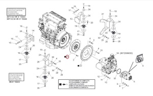 Componenta hidrostat transmisie Manitou 925541 - Img 1