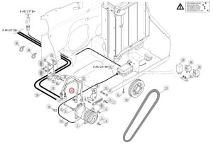 Compresor aer conditionat Manitou 266000 - Img 3