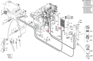 Conductă combustibil filtru–răcitor Manitou 270891 - Img 2