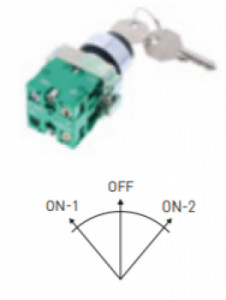 Contact cu 3 pozitii pentru nacela Upright MS20/26, TL38, SP37, TL34