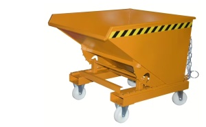 Container basculabil cu preluare pe furcile de stivuitor - 1.2 mc - 1500kg - BAUER Expo 1200 - Img 6