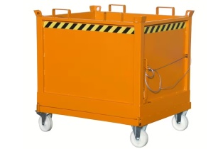 Container stivuibil cu fund basculabil 1500kg 2mc Bauer FB 2000 - Img 8