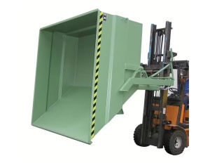Cuva basculabila pentru stivuitor 3m3 - 2500kg Bauer BKC 300 - Img 2