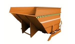 Cuva basculabilă pentru stivuitor 4m³ - 2500kg Bauer BKC 400 - Img 1