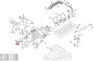 Electrovalvă pompă injecție motor Kubota Manitou 895285