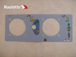 Eticheta lampa indicare telecomanda nacela Haulotte H28TJ+ , central