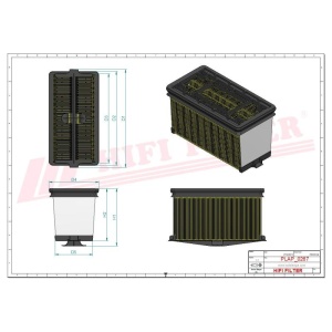 Filtru aer primar SA16744, SA 16744 - Img 2
