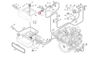 Filtru combustibil Manitou 940724 - Img 2