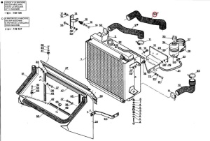 Furtun superior radiator Manitou 228918