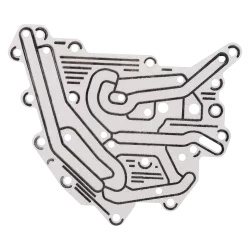 Garnitura JCB Gasket for the solenoid valve adapter the gearbox 813/M1221