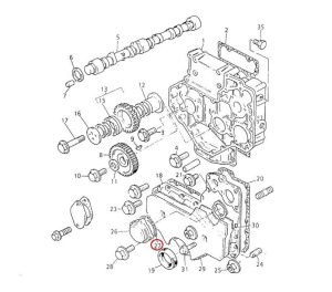 Garnitură motor Manitou 563120